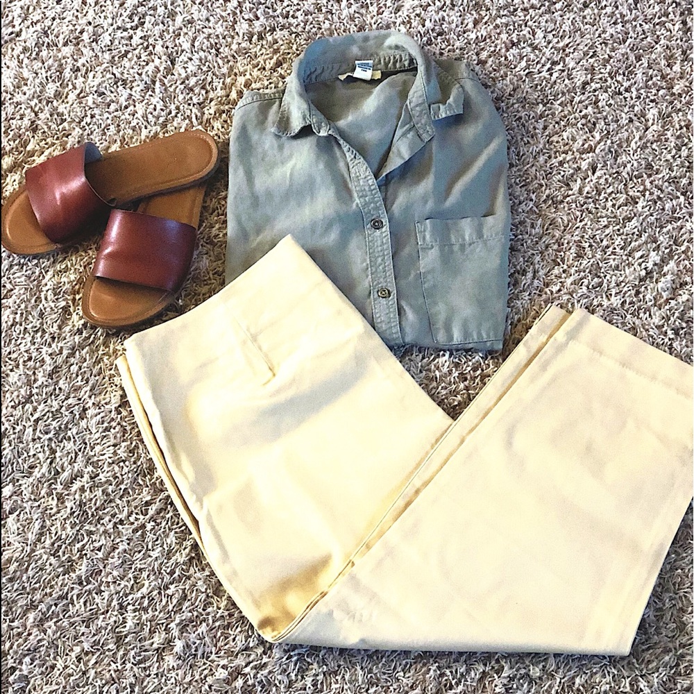 🔴SOLD🔴NWT Boston Proper Tan Slacks